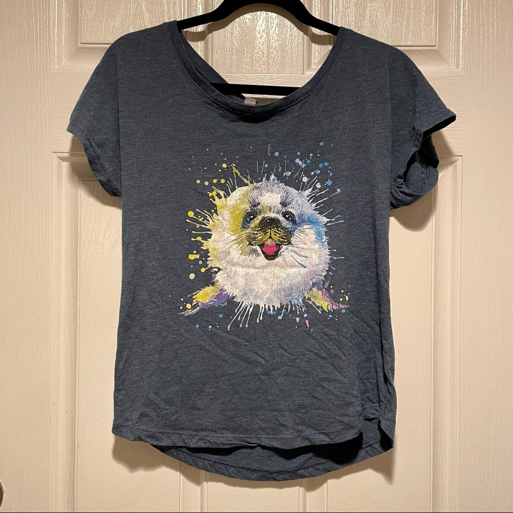 Modcloth “Do We Have A Seal?” Graphic Tee | Size Small